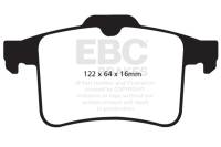 EBC - EBC Brakes DP32059C EBC 10-15 Jaguar XF 5.0 Supercharged (470) Redstuff Rear Brake Pads - Fits 2010-2018 Jaguar XJ, XKR, XFR - Image 4