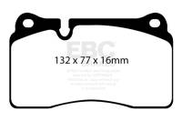 EBC - EBC Brakes DP32070C EBC Brakes Redstuff Ceramic Brake Pads - Fits 2012-2013 Audi TT RS Quattro - Image 2