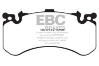 EBC - EBC Brakes DP32158C EBC 11+ Audi A8 Quattro 6.3 (Cast Iron Rotors) Redstuff Front Brake Pads - Fits select 2012-2018 Audi models - Image 4