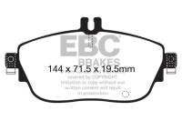 EBC - EBC Brakes DP32165C EBC 13+ Mercedes-Benz CLA250 2.0 Turbo Redstuff Front Brake Pads - Fits 2014-2020 Mercedes-Benz B250, GLA250, CLA250 - Image 2