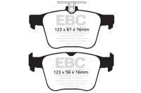 EBC - EBC Brakes DP32173C EBC 14-20 Audi S3 2.0 Turbo Redstuff Rear Brake Pads - Fits 2015-2023 Audi S3, TTS Quattro - Image 2