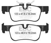EBC - EBC Brakes DP32235C EBC 2016+ Mini Cooper Clubman (F54) 1.5L Turbo Redstuff Rear Brake Pads - Fits 2016-2024 Mini, BMW models - Image 2