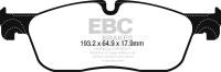 EBC - EBC Brakes DP32251C EBC 2016+ Jaguar F-Pace 2.0L TD (180) Redstuff Front Brake Pads - Fits 2017-2023 Jaguar F-Pace, XF, XE - Image 2