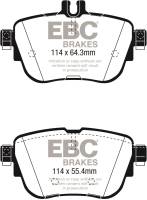 EBC - EBC Brakes DP32297C EBC 2017+ Mercedes-Benz E300 (W213) Redstuff Rear Brake Pads - Fits 2017-2023 Mercedes-Benz E350, E300 - Image 4