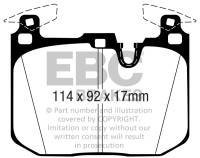 EBC - EBC Brakes DP32360C EBC 16-18 BMW M2 3.0L Turbo Redstuff Front Brake Pads - Fits 2015-2021 BMW M2, M3, M4 - Image 2