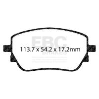 EBC - EBC Brakes DP32391C EBC 2019+ Mercedes-Benz A220 Sedan (V177) 2.0T Redstuff Rear Brake Pads - Fits select 2019-2023 Mercedes-Benz models - Image 3