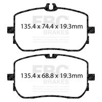 EBC - EBC Brakes DP32395C EBC 2019+ Mercedes-Benz A220 Sedan (V177) 2.0L Turbo Redstuff Front Brake Pads - Fits 2019-2023 Mercedes-Benz A220, CLA250 - Image 3
