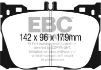 EBC - EBC Brakes DP33070C EBC 2017+ Mercedes-Benz E300 (W213) 2.0L Turbo Redstuff Front Brake Pads - Fits select 2016-2023 Mercedes-Benz models - Image 3