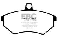 EBC - EBC Brakes DP3841/2C EBC 89-93 Volkswagen Corrado 1.8 Supercharged Redstuff Front Brake Pads - Fits 1990-1998 Volkswagen Jetta, Corrado, Golf - Image 2
