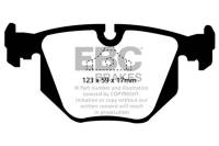 EBC - EBC Brakes DP3871C EBC 94-99 BMW M5 3.8 (E34) Redstuff Rear Brake Pads - Fits select 1991-1997 BMW models - Image 2