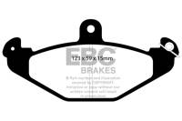 EBC - EBC Brakes DP3885C EBC 92-00 Dodge Viper 8.0 Redstuff Rear Brake Pads - Fits 1995-2004 Lotus Esprit - Image 2