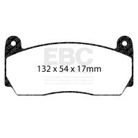 EBC - EBC Brakes DP4002/2SS EBC Racing 12-19 BMW 3-Series (F30/F31/F34) Apollo-4 Caliper Yellowstuff Racing Brake Pad - Image 3