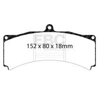 EBC - EBC Brakes DP4012R EBC Brakes Yellowstuff Performance Brake Pads - Image 1