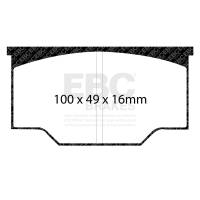EBC - EBC Brakes DP4073R EBC Alcon A-Type Yellowstuff Brake Pads - Image 1