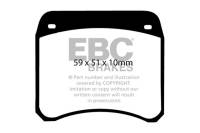 EBC - EBC Brakes DP4128R EBC Brakes Yellowstuff Performance Brake Pads - Image 3