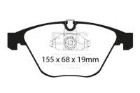 EBC - EBC Brakes DP41449R EBC 08-10 BMW M3 4.0 (E90) Yellowstuff Front Brake Pads - Fits select 2002-2013 BMW models - Image 3