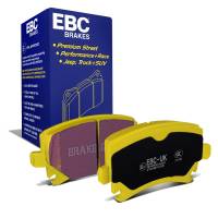 EBC - EBC Brakes DP41518R EBC 06-13 Audi A3 2.0 Turbo (Girling rear caliper) Yellowstuff Rear Brake Pads - Fits select 2005-2018 Volkswagen, Audi applications - Image 1