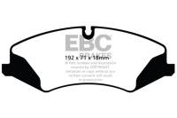 EBC - EBC Brakes DP42123R EBC 14+ Land Rover LR4 3.0 Supercharged Yellowstuff Front Brake Pads - Fits 2010-2018 Land Rover Range Rover Sport, LR4, Range Rover - Image 3