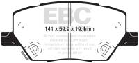 EBC - EBC Brakes DP42239R EBC 2015+ Fiat 500X 1.4L Turbo Yellowstuff Front Brake Pads - Fits 2016 Fiat 500X - Image 4