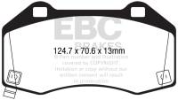EBC - EBC Brakes DP42286R EBC 2016+ Mazda Miata MX-5 / 17-20 Fiat 124 Spider Abarth Yellowstuff Front Brake Pads - Fits 2017-2020 Fiat 124 Spider - Image 4