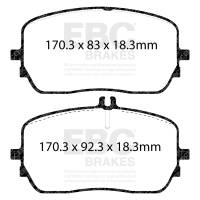EBC - EBC Brakes DP42396R EBC 2020+ Mercedes-Benz GLE450 (W167) 3.0T/Electric Front Yellowstuff Brake Pads - Fits select 2020-2023 Mercedes-Benz models - Image 3