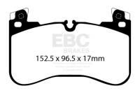 EBC - EBC Brakes DP42401R EBC 2020+ Land Rover Defender 90 Yellowstuff Front Brake Pads - Fits 2018-2023 Land Rover Range Rover, Range Rover Sport, Discovery - Image 4