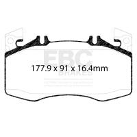 EBC - EBC Brakes DP42424R EBC 2020+ Mercedes-Benz CLA45 AMG 2.0T (C118) Yellowstuff Front Brake Pads - Fits 2020-2023 Mercedes-Benz CLA45 AMG - Image 4