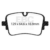 EBC - EBC Brakes DP42456R EBC 2020+ Audi A8 Quattro (D5) 3.0TT Yellowstuff Rear Brake Pads - Fits 2020-2023 Audi S8, e-tron Quattro, SQ7 - Image 4