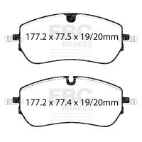 EBC - EBC Brakes DP42475R EBC 21-24 Jaguar E-Pace 2.0T Front Yellowstuff Brake Pads - Fits 2021-2023 Land Rover, Jaguar models - Image 4