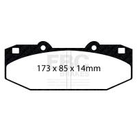 EBC - EBC Brakes DP5076NDX EBC Stoptech 63.309.1303.1 Caliper Bluestuff Brake Pads - Image 4
