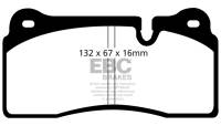 EBC - EBC Brakes DP51127NDX EBC 98-99 Lamborghini Diablo 5.7L Sv Bluestuff Front Brake Pads - Fits 1998-2023 Lamborghini, Audi models - Image 4