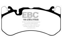EBC - EBC Brakes DP52081NDX EBC 13-14 Audi RS7 4.0TT (w/Cast Iron Rotors & Trapezoid Weights) Bluestuff Front Brake Pads - Fits 2014-2018 Audi RS7 - Image 2