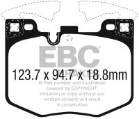 EBC - EBC Brakes DP52302NDX EBC 2021+ BMW G20 3-Series Bluestuff Front Brake Pads - Fits select 2016-2024 BMW models - Image 4