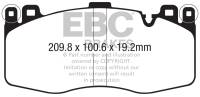 EBC - EBC Brakes DP52370NDX EBC 2015+ BMW X5M 4.4TT (F85) Bluestuff Front Brake Pads - Fits 2015-2021 BMW X6, X5 - Image 2