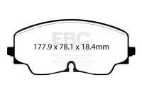 EBC - EBC Brakes DP52448NDX EBC 2022+ Volkswagen Golf R (Mk8) Bluestuff Front Brake Pads - Fits 2022-2023 Audi S3 - Image 2