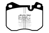 EBC - EBC Brakes DP5345NDX EBC 79-88 Porsche 924 2.0T Bluestuff Front Brake Pads - Fits 1978-1989 Porsche 924, 944, 928 - Image 2