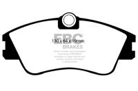 EBC - EBC Brakes DP61030 EBC 93-96 Volkswagen Eurovan 2.5 Solid Rotors Greenstuff Front Brake Pads - Fits 1993-2000 Volkswagen EuroVan - Image 4