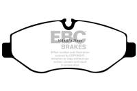 EBC - EBC Brakes DP61926 EBC 07+ Dodge Sprinter 2500 Greenstuff Front Brake Pads - Fits 2010-2023 Mercedes-Benz Sprinter 2500, Metris - Image 4