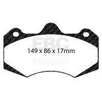EBC - EBC Brakes DP8042.17SR11 EBC Racing 15-21 Lotus Evora 3.5L Supercharged SR-11 Sintered Race Front Brake Pads - Image 3
