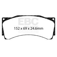 EBC - EBC Brakes DP8080RP1 EBC Racing 16-21 Audi RS3 LMS (Race Car) 2.0 Turbo RP-1 Race Front Brake Pads - Image 1