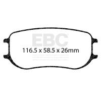 EBC - EBC Brakes DP8082.20SR11 EBC Racing Porsche 718 Cayman GT4 Clubsport (PFC Brakes) SR-11 Sintered Race Rear Brake Pads - Image 2