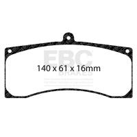 EBC - EBC Brakes DP8084.16SR11 EBC Racing 13-14 Ford Mustang Boss 302S (w/380mm Disc) SR-11 Sintered Race Front Brake Pads - Image 2