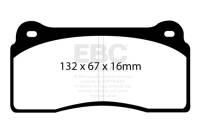 EBC - EBC Brakes DP81110.16SR11 EBC Racing 99-03 Aston Martin DB7 5.9L SR-11 Sintered Race Front/Rear Brake Pads - Image 2