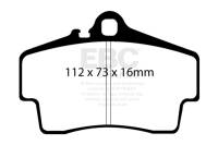 EBC - EBC Brakes DP81208RPX EBC Racing 98-05 Porsche 911 (996) Carrera 2 3.4L (Cast Iron Rotor Only) RP-X Rear Brake Pads - Image 2