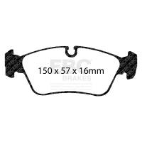 EBC - EBC Brakes DP81211RP1 EBC Racing 90-99 BMW 325 (E36) RP-1 Race Front Brake Pads - Image 3