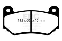 EBC - EBC Brakes DP81377RP1 EBC Racing 2010+ Lotus Elise RP-1 Race Front Brake Pads - Image 6