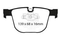 EBC - EBC Brakes DP81451RP1 EBC Racing 11-12 BMW 1M Coupe (E82) RP-1 Race Rear Brake Pads - Image 6