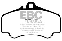 EBC - EBC Brakes DP81454RPX EBC Racing 99-01 Porsche 911 (996) GT3 RP-X Race Front Brake Pads - Image 3