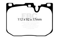 EBC - EBC Brakes UD1609 EBC 14+ BMW 228 Coupe 2.0 Turbo Brembo calipers Ultimax2 Front Brake Pads - Fits select 2012-2023 BMW models - Image 2