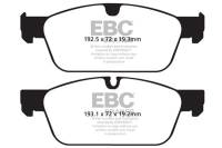 EBC - EBC Brakes UD1636 EBC 13-16 Mercedes-Benz GL350 3.0 TD AMG Package Ultimax2 Front Brake Pads - Fits select 2012-2018 Mercedes-Benz models - Image 2